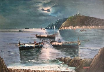 Antonio Gagliardi (XX) - Dipinti della marina campana al