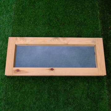 Panoramaraam 40×100 cm – Vergrijsd – €98 excl. Btw, Gevelraam of Ruit, Minder dan 80 cm, 80 tot 120 cm, Nieuw