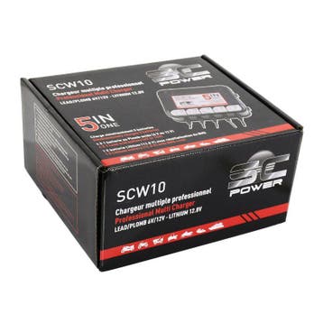 SC Power SCW 10 meervoudige lader, tot 5 accus, Auto diversen, Ophalen of Verzenden, Nieuw