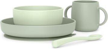 Anti-slip Babyservies Groen | 47% Korting, Ophalen of Verzenden, Nieuw, Overige typen
