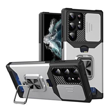 Samsung Galaxy A13 - Card Slot Hoesje met Kickstand en, Verzenden, Nieuw