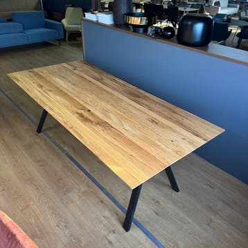 bert plantagie Eettafel Remo - Ongebruikt, 100 tot 150 cm, Eikenhout, Ophalen of Verzenden, Zo goed als nieuw