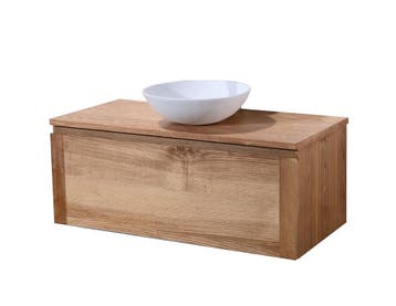 Sani Royal Badkamermeubel Verona Wood Eiken 100 cm, Nieuw