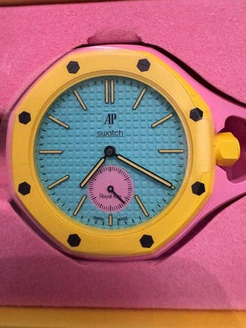 Swatch Royal Pop - Swatch × Audemars Piguet OTG ROZ -, Nieuw