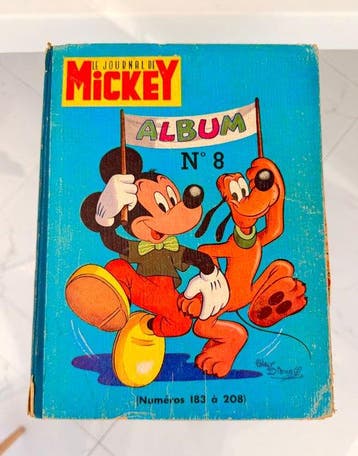 Le Journal de Mickey 8 - Album N° 8 - 1 Album - 1950, Nieuw