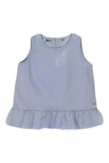 Daily7 Top Meisjes in maat 128 Blauw, Kinderen en Baby's, Verzenden, Zo goed als nieuw, Daily7, Jongen of Meisje
