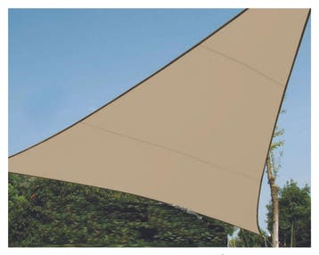 Schaduwdoek 3,6 x 3,6 x 3,6m - water en luchtdoorlatend - dr, Ophalen of Verzenden, Nieuw