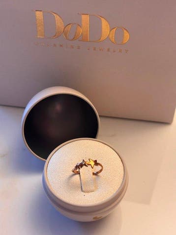 Dodo - Ring - 9 kt. Roségoud Diamant (Kleurbehandeld), Nieuw