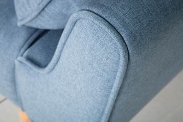 Design slaapbank DIVANI 220cm lichtblauw bedfunctie, Ophalen of Verzenden, Nieuw