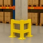 Kolombeschermingshek 95 x 95 x 100 cm - Geel - Staal - 3,5, Verzenden