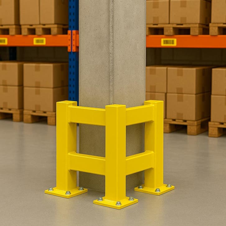 Kolombeschermingshek 95 x 95 x 100 cm - Geel - Staal - 3,5, Zakelijke goederen, Kantoor en Winkelinrichting | Magazijn, Stelling en Opslag