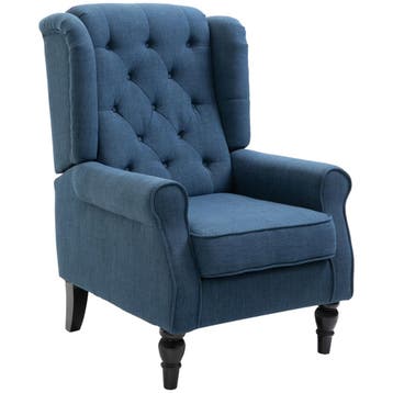 Oorfauteuil Stoel Met Tufting, Hoge Rugleuning, Gestoffeerde, Verzenden, Nieuw