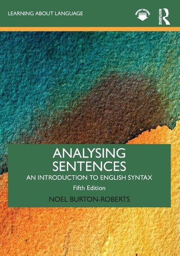 Analysing Sentences | Nieuw, Boeken, Ophalen of Verzenden, Nieuw, Noel (University of Newcastle Burton-Roberts