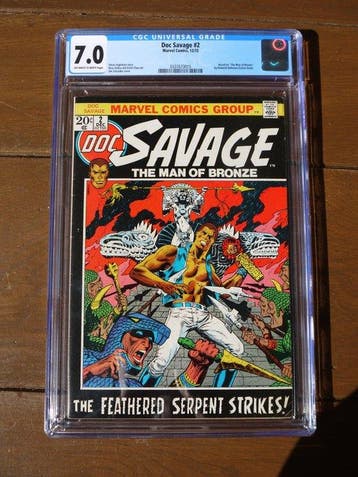 Doc Savage (1972 Marvel Comic) #2 - 1 Graded comic - Eerste, Boeken, Strips | Comics, Nieuw