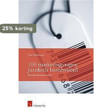 100 marketingvragen juridisch beantwoord - Tom Heremans, Verzenden, Gelezen, Tom Heremans