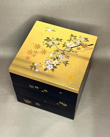 Doos - Kanazawa Gold Leaf  Yamanaka Lakwerk Drie-Laags