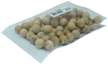 HOT Games bingo ballen houten set 7 van €12,99 voor €6,50, Ophalen of Verzenden, Nieuw