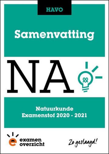 ExamenOverzicht - Samenvatting Natuurkunde HAVO, Verzenden, Gelezen, ExamenOverzicht