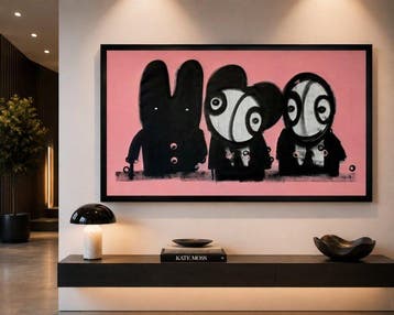 Hamelink - Pink Rebels, Antiek en Kunst