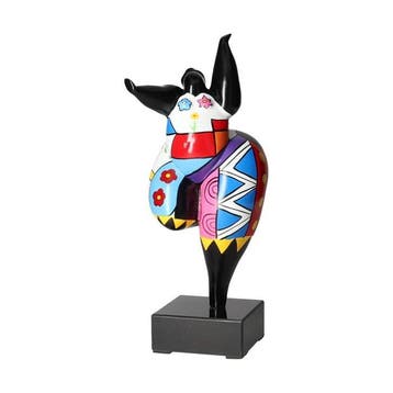 Beeldje - Pop Art Ballerina - Hars, fiberglass, Marmer