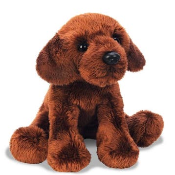 Suki Gifts Labrador knuffel - pluche - bruin - 12 cm, Verzenden, Nieuw
