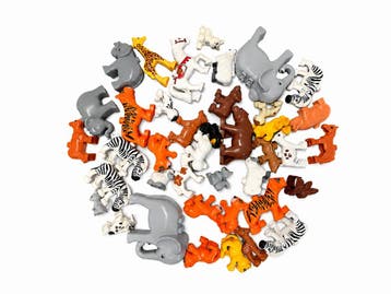 LEGO DUPLO 40x Dieren Lot, Kinderen en Baby's, Speelgoed | Duplo en Lego, Verzenden, Zo goed als nieuw