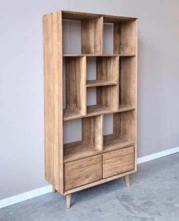 Vintage boekenkast, Huis en Inrichting, Ophalen of Verzenden, Nieuw