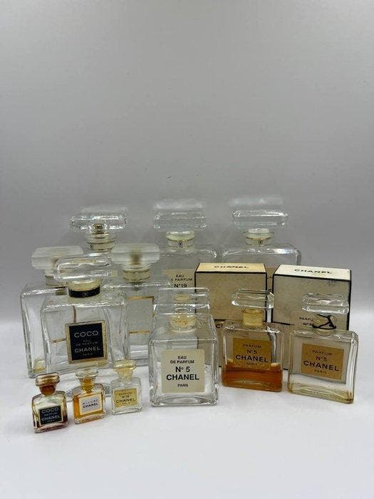 Parfumfles (12) - Glas - Chanel Vintage 1960-1990, Antiek en Kunst, Antiek | Glas en Kristal