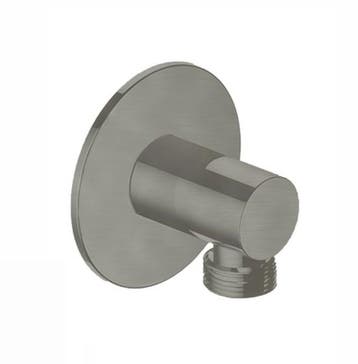 Hotbath Cobber M517 wanduitlaat nikkel geborsteld, Ophalen of Verzenden, Nieuw, Bad