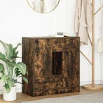 Dressoir met lades en deuren 70,5x34x74,5 cm gerookt eiken, Verzenden, Nieuw