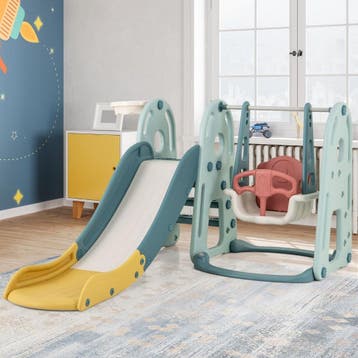 2dekans | Coast 4-in-1 Kinder Glijbaan en Schommelset met, Ophalen of Verzenden, Zo goed als nieuw