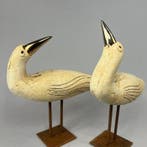 Ewa Budzowska - No reserve - 2 big birds - (with 24carat