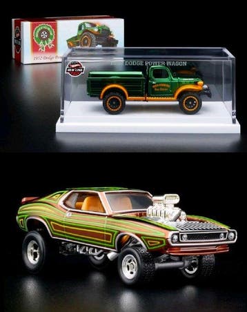 Hot Wheels, Mattel 1:64 - Modelauto (2) - Hot Wheels RLC, Nieuw