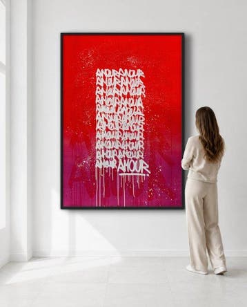 LEO VAREK - FRENCH VANDAL LOVE - XXL, Antiek en Kunst, Kunst | Schilderijen | Modern