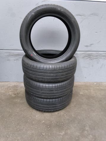 Set 4x Bridgestone Turanza 225/50 R19 zomerbanden (setprijs), 19 inch, Gebruikt, Ophalen of Verzenden, Band(en)