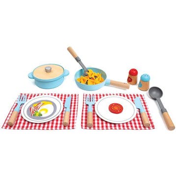 Hape speelgoed kookset - Little Che van €31,99 voor €22,39, Kinderen en Baby's, Ophalen of Verzenden, Nieuw