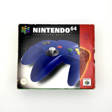 Nintendo 64 Blue Controller - Nintendo 64 N64 - PAL EUR - C…, Spelcomputers en Games, Ophalen of Verzenden, Zo goed als nieuw