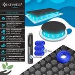Zwembad Afdekzeil - Rond - Solarzeil - 366 cm - Zwart - KESS, Verzenden, Zo goed als nieuw