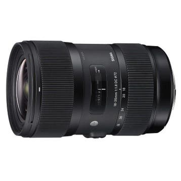 Sigma 18-35mm f/1.8 DC HSM Art Canon EF-S-mount objectief, Verzenden, Gebruikt, Sigma, Groothoeklens