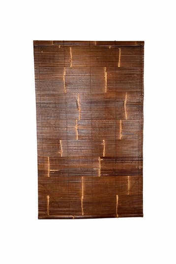 Rolgordijn bamboe zwart 100 x 200 cm, Verzenden, Nieuw