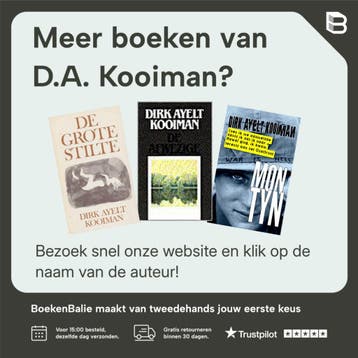 Montyn / Boektoppers 1999 / VO 3 - D.A. Kooiman, Boeken, Verzenden, Gelezen, D.A. Kooiman