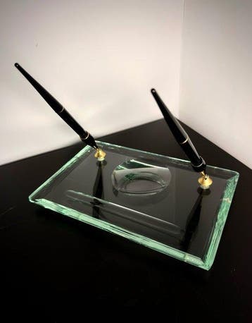 OMAS Extra Set da Scrivania + Penna Stilografica e Penna, Nieuw