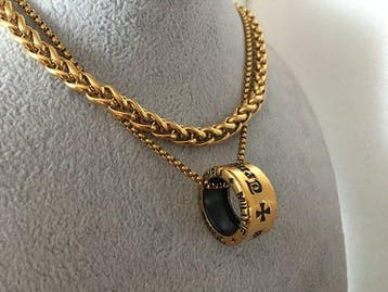 AJS Ridder Tempelier ketting schakelband hypoallergeen