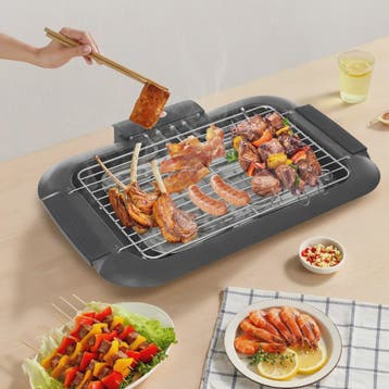 Elektrische Tafelgrill 2000W met 6 Temperatuurstanden - Perf, Verzenden, Nieuw