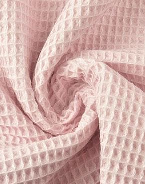Wafel Katoen Lichtroze, Nieuw, Roze