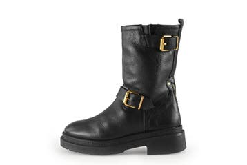 Lina Locchi Biker boots in maat 38 Zwart, Lina Locchi, Verzenden, Zwart, Overige typen