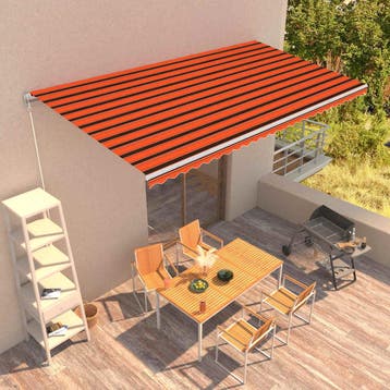 vidaXL Handmatige Zonnescherm 6 x 3 m, Verzenden, Nieuw