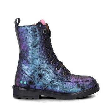 BunniesJR Saar veterboots in het Blauw, Lage of Enkellaarzen, Nieuw, BunniesJR, Verzenden