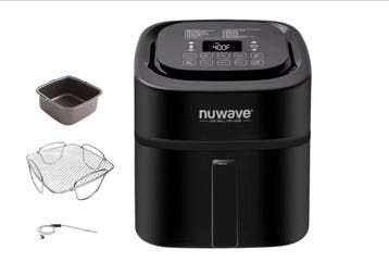 2dekans | Nuwave Brio Digitale Heteluchtfriteuse 6L - 26,6 x, Witgoed en Apparatuur, Frituurpannen, Ophalen of Verzenden, Zo goed als nieuw