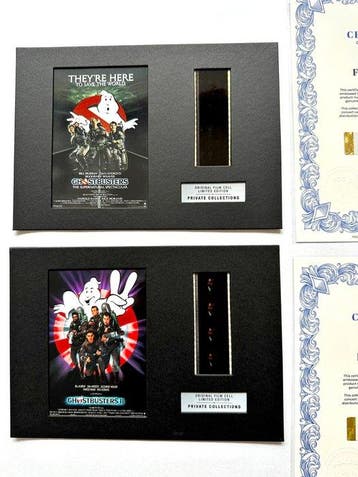 Ghostbusters – Rare Set of 2 Mounted 35mm Film Cells –, Nieuw